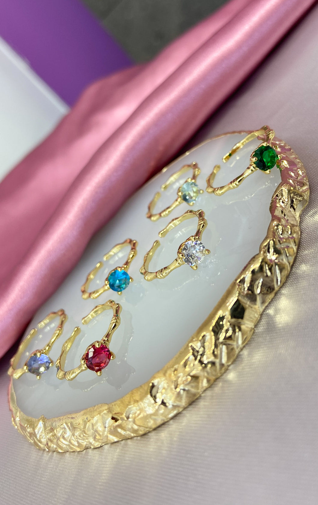 Anillo bordes zirconia #71A