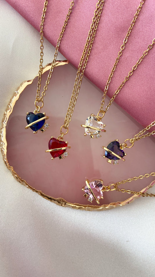 Collar corazon en orbita #DD