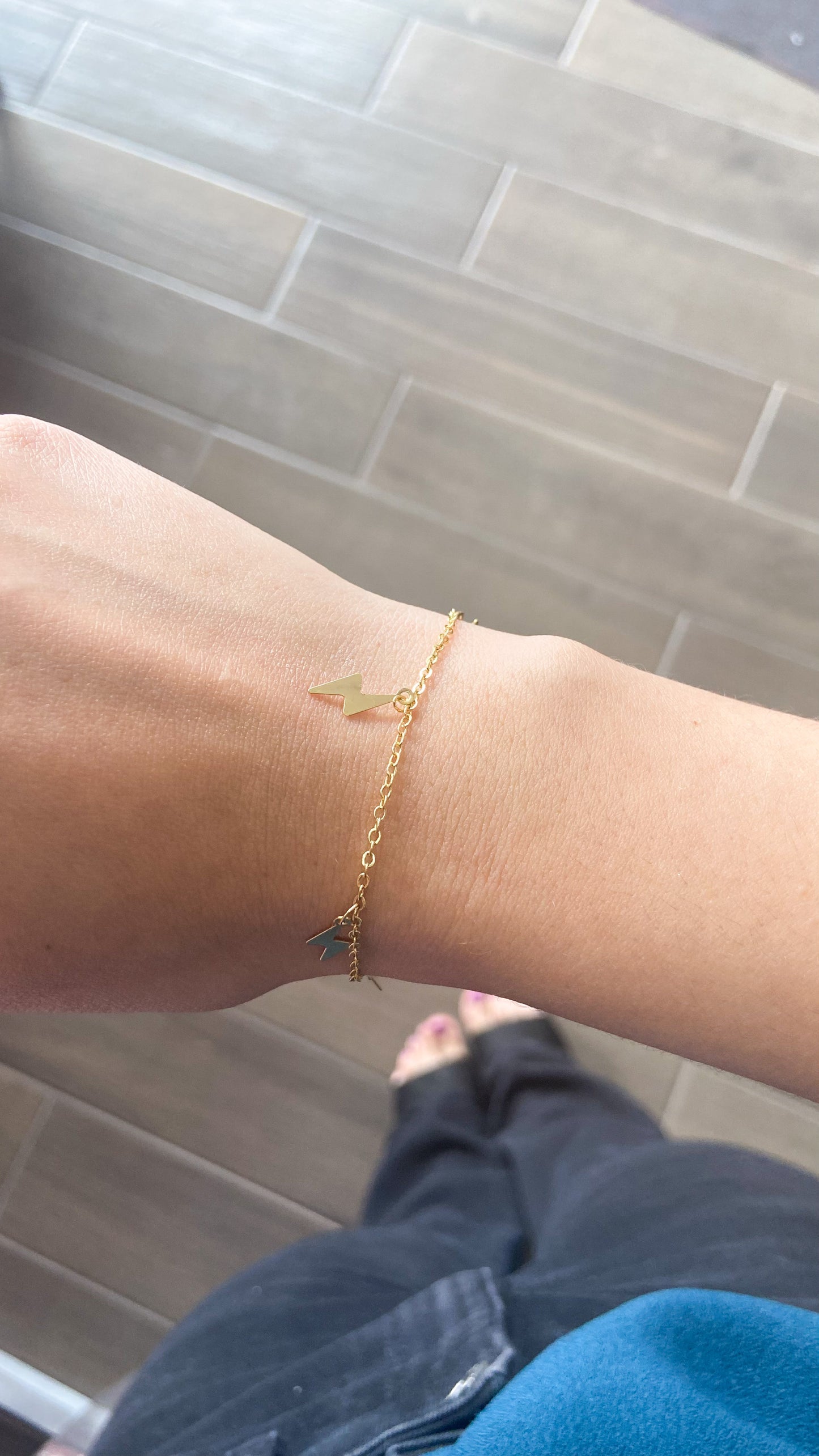 Pulsera rayos colgantes #M18