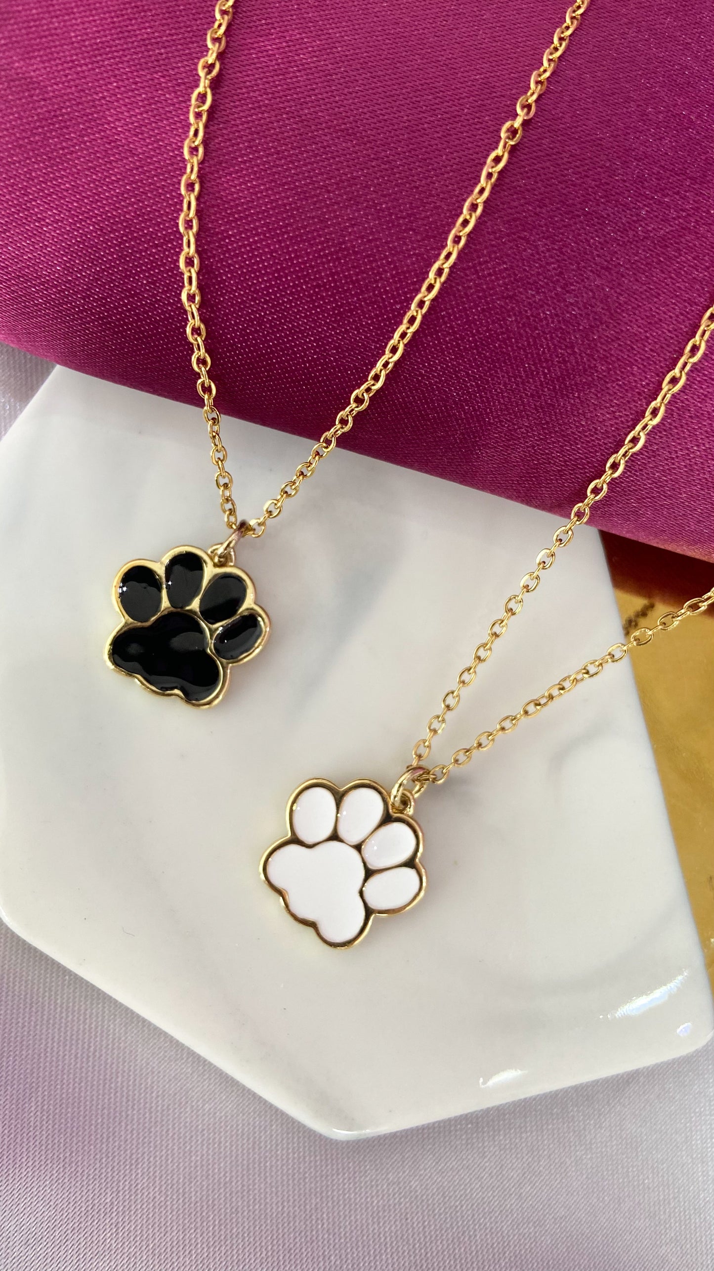 Collar huella perro color #EE
