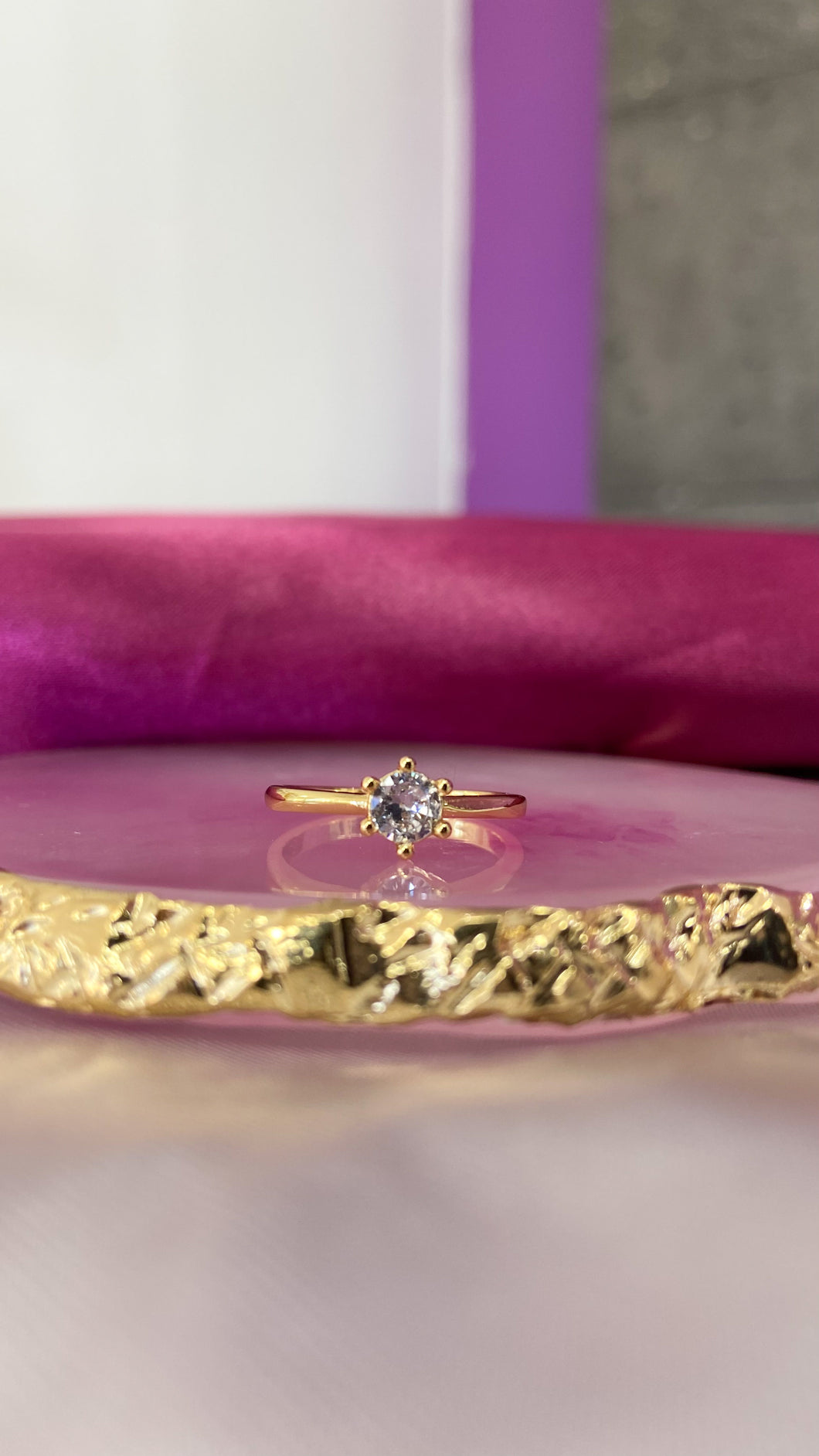 Anillo tipo compromiso estilo 2 #119B