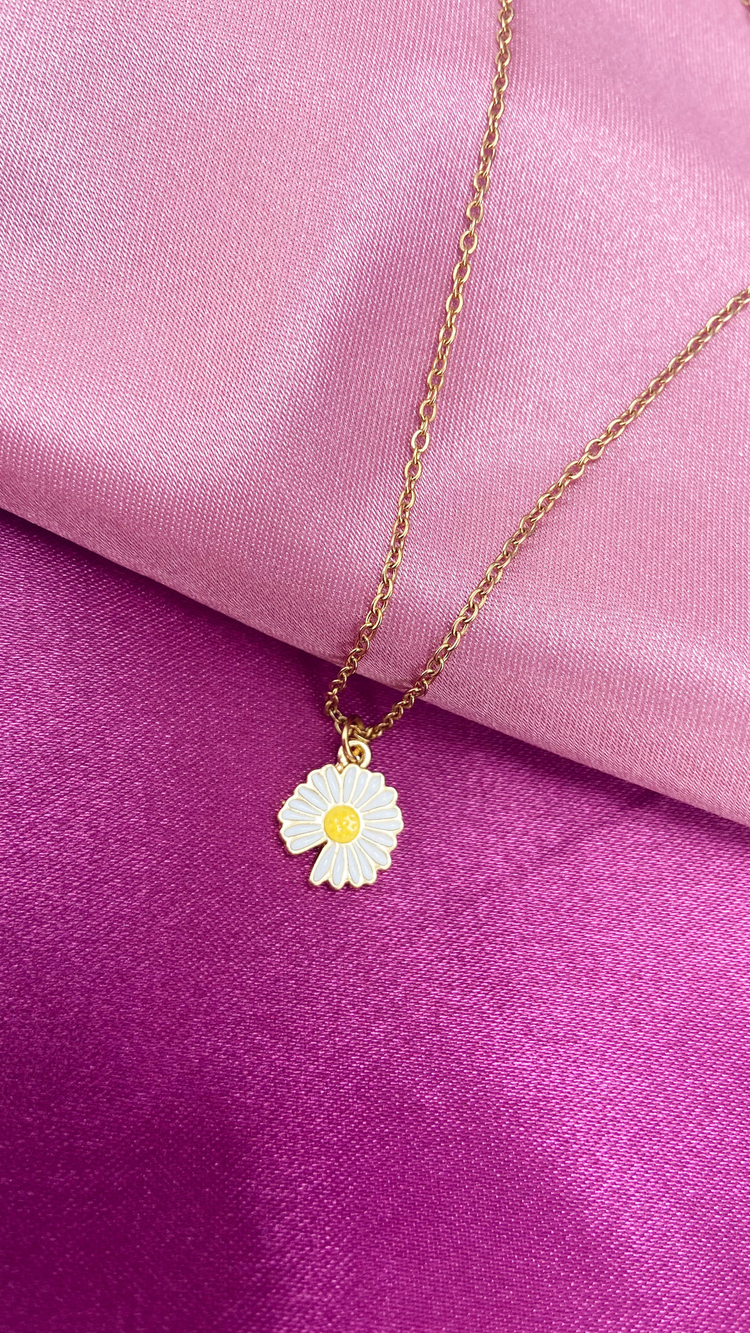 Collar margarita chica #Q1
