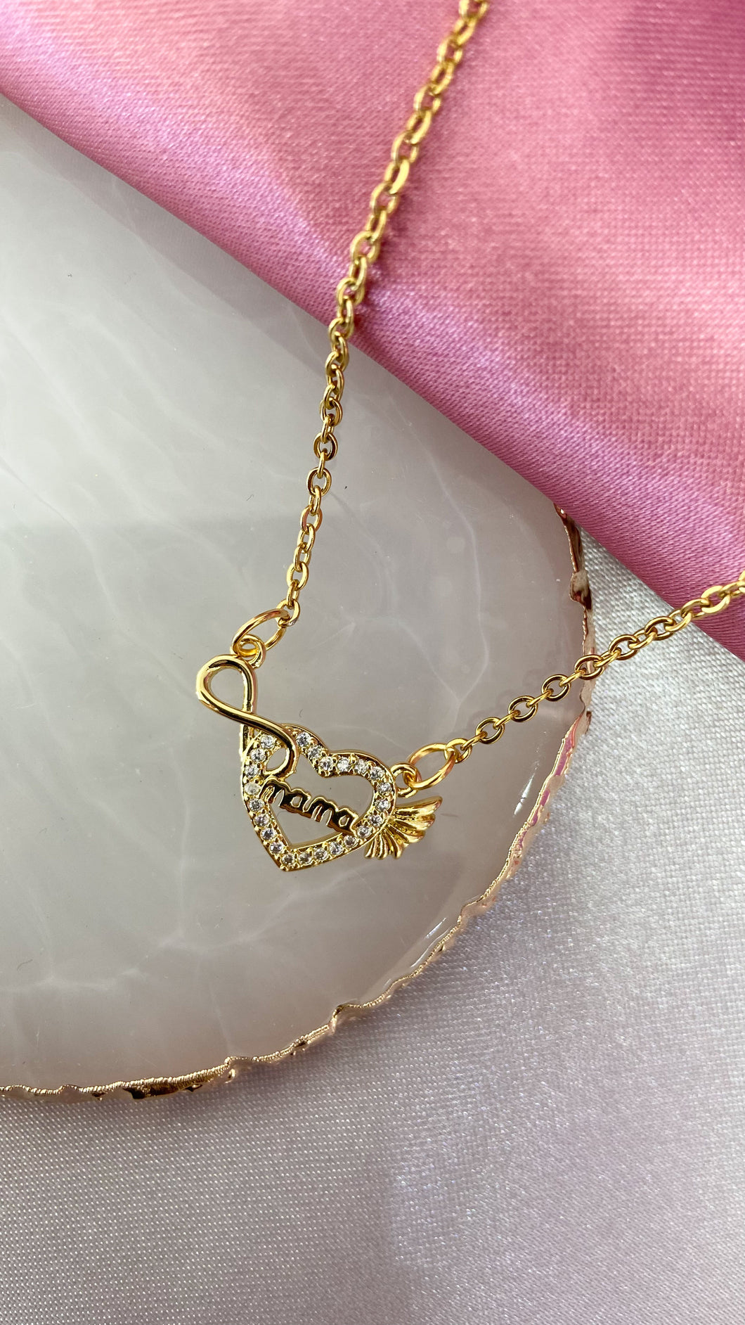 Collar mama zirconia infinito 3 #5