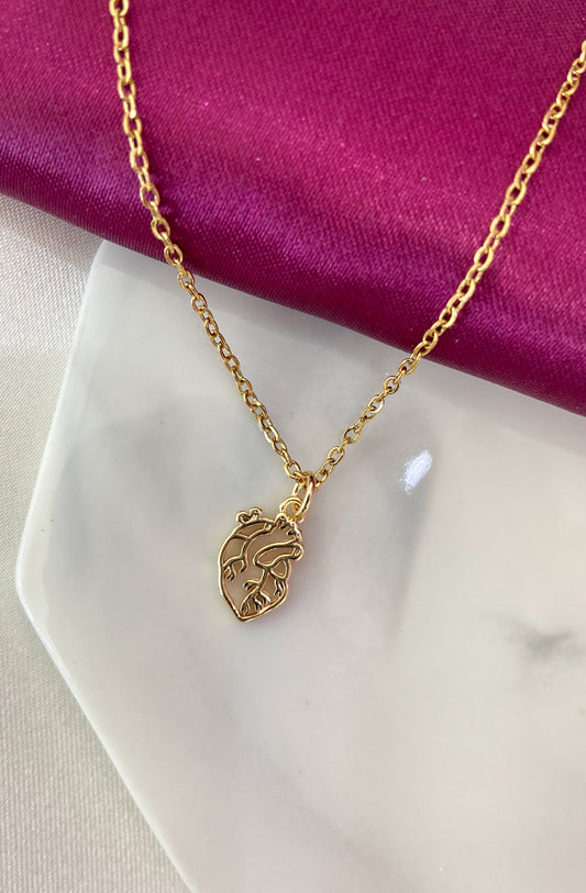 Collar corazon interno #AA