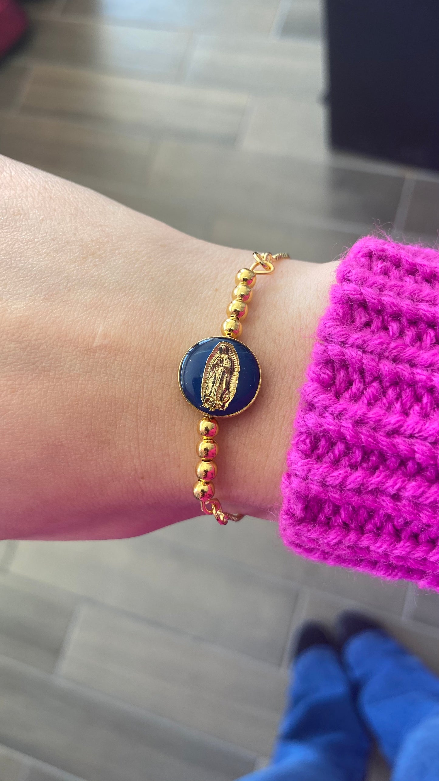 Pulsera Virgencita #11 /San Judas doble vista