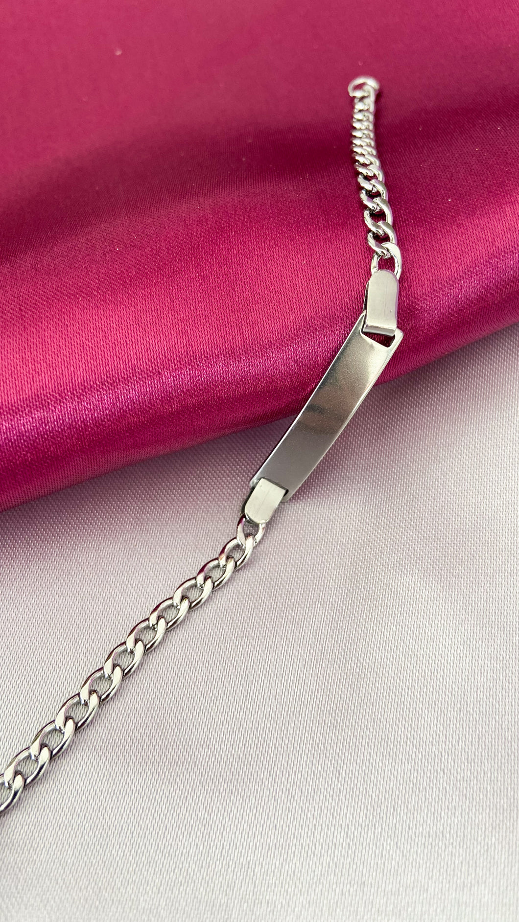 Pulsera Cadena plateada KIDS #32