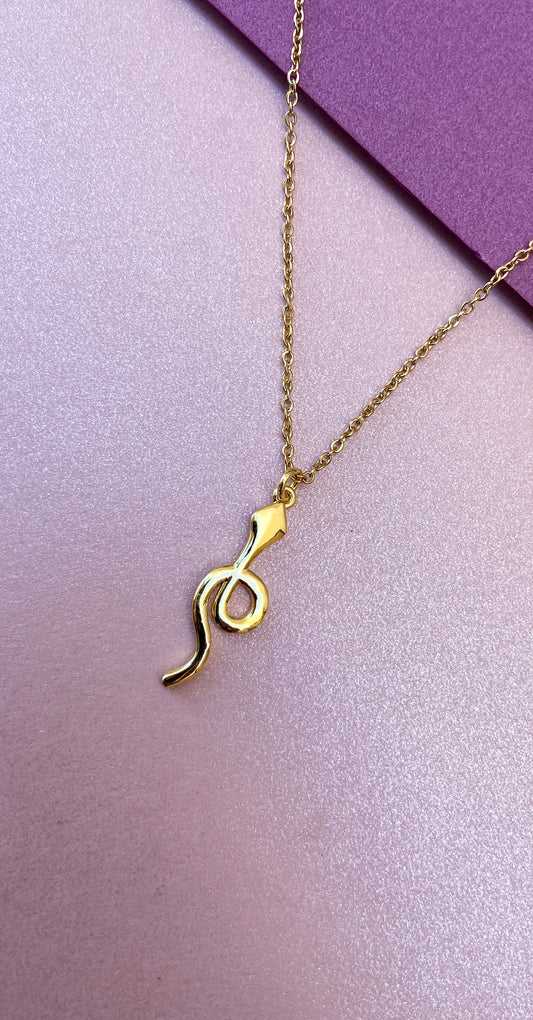 Collar Serpiente lisa #F8