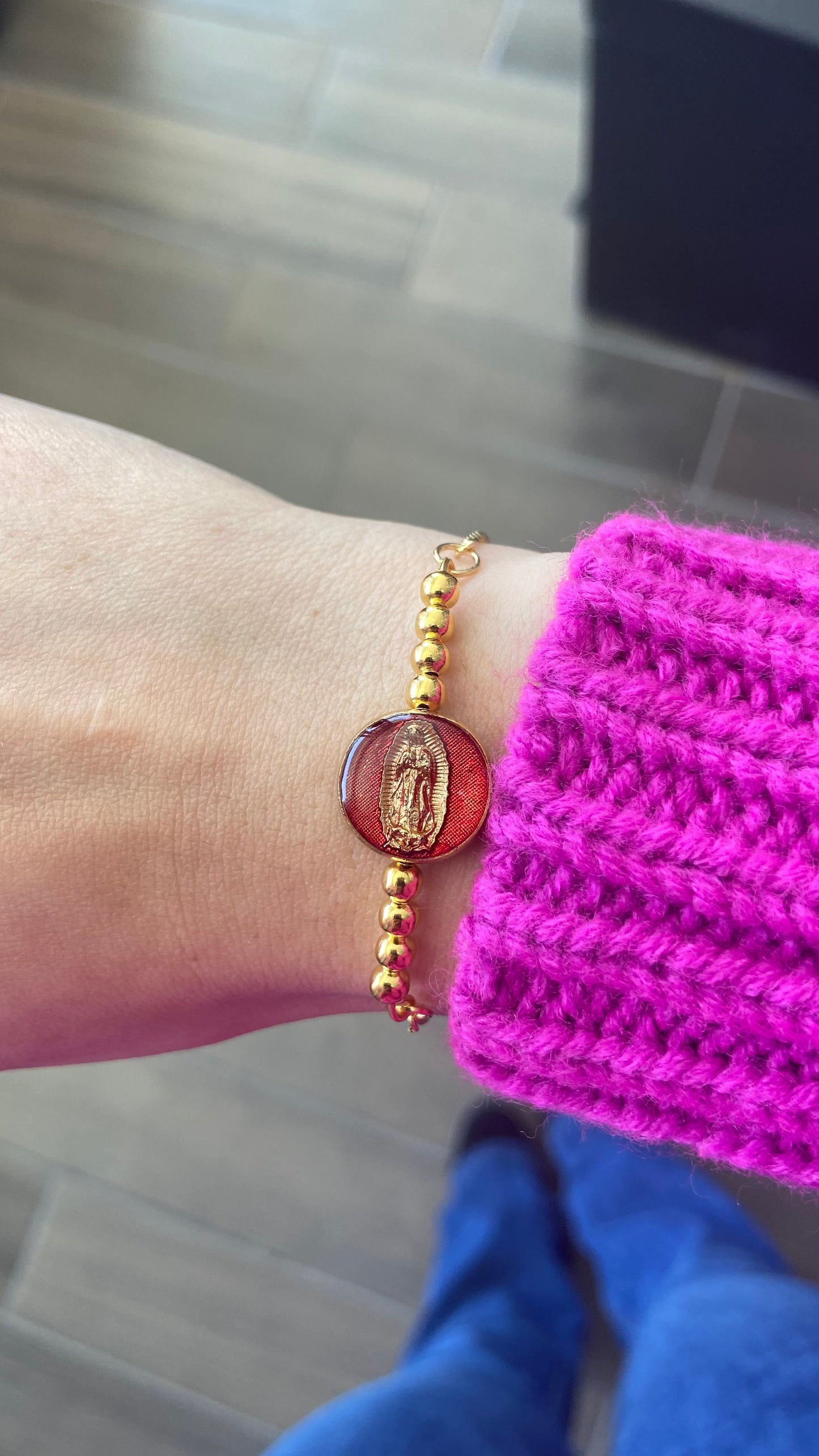 Pulsera Virgencita #11 /San Judas doble vista