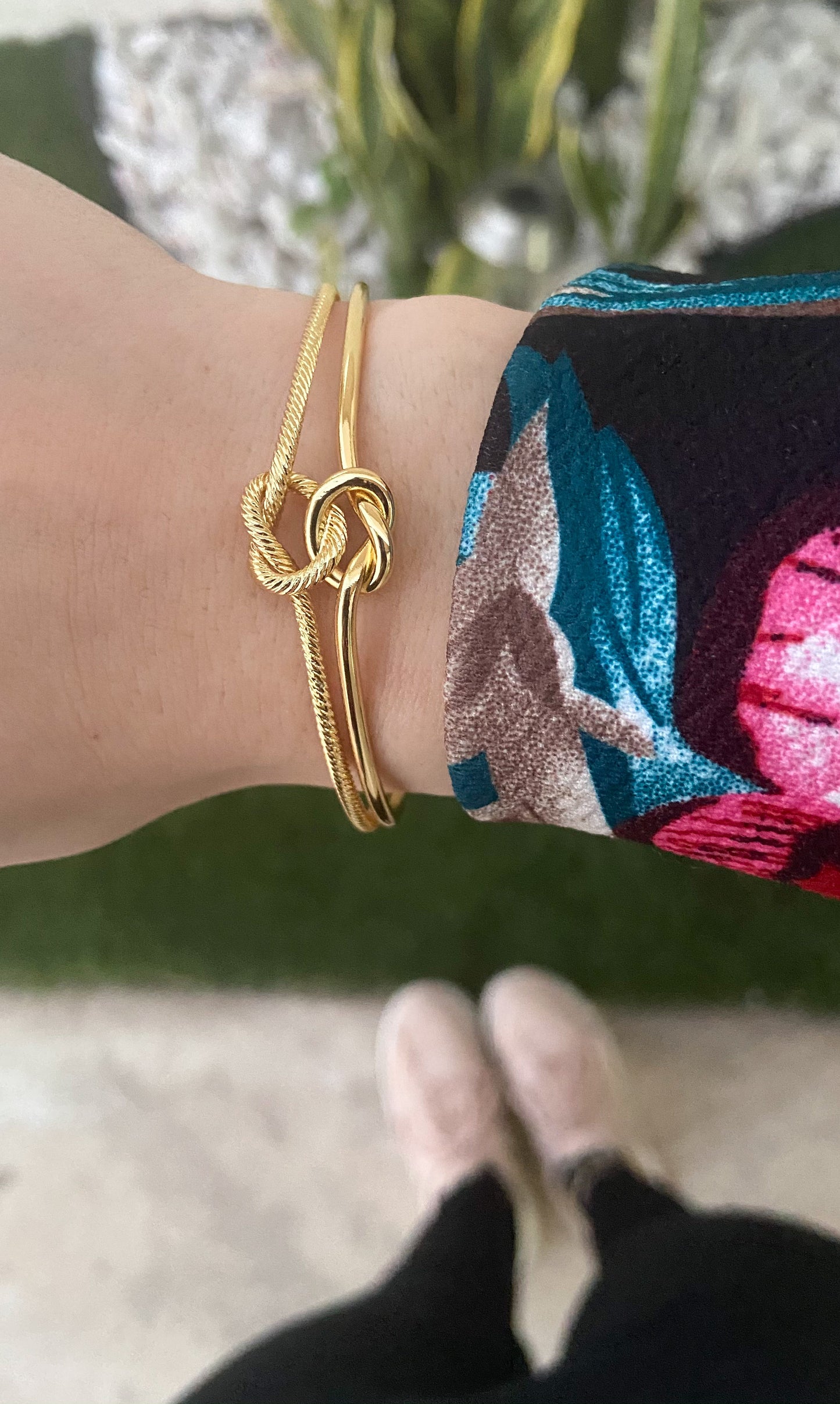 Pulsera nudo doble #46