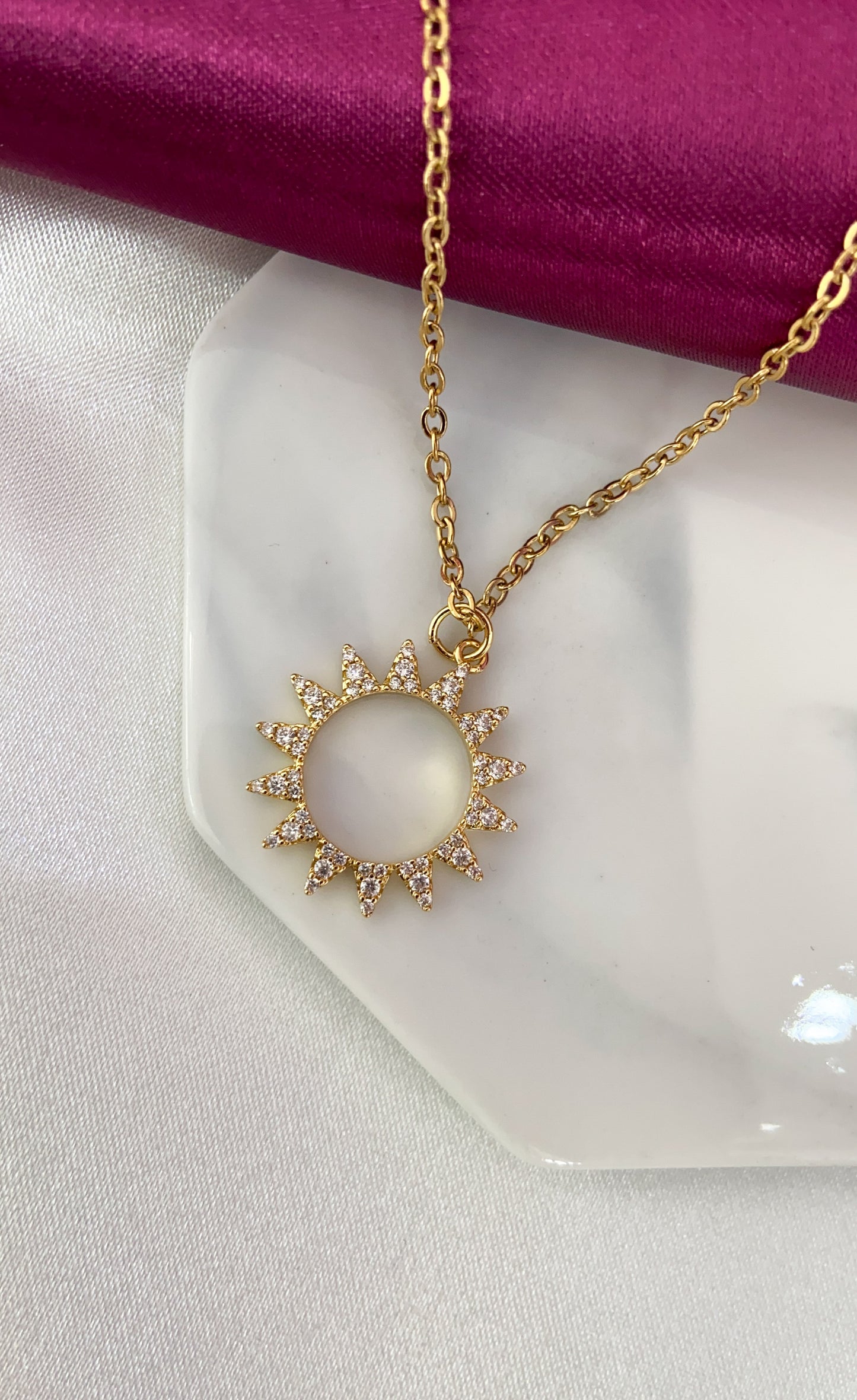 Collar sol zirconia grande #O