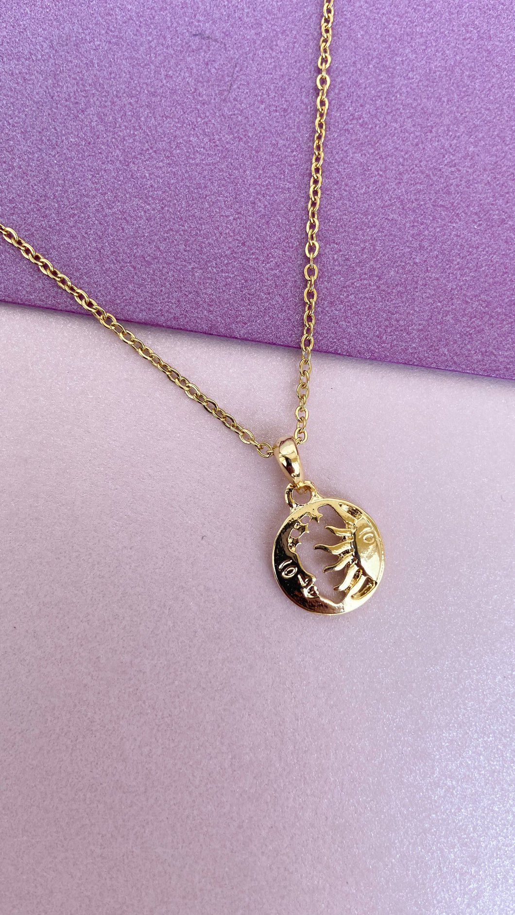 Collar sol y luna #B8