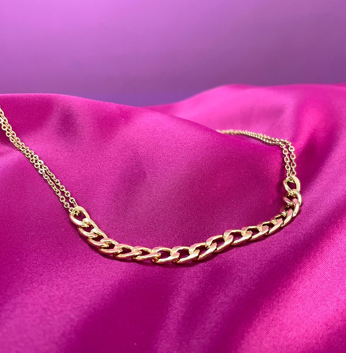 Collar doble Cadena gruesa