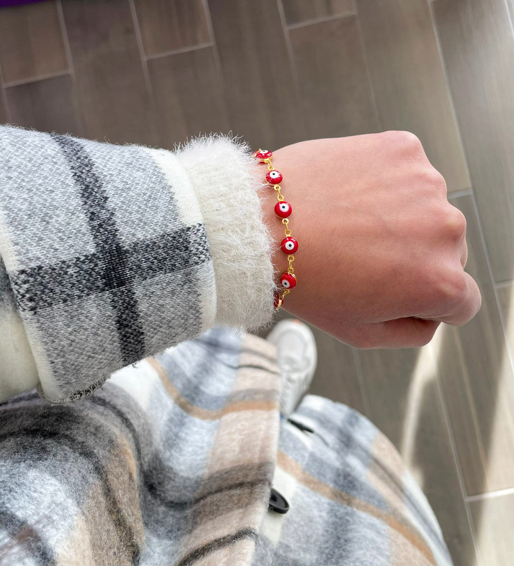 Pulsera ojos rojos medianos