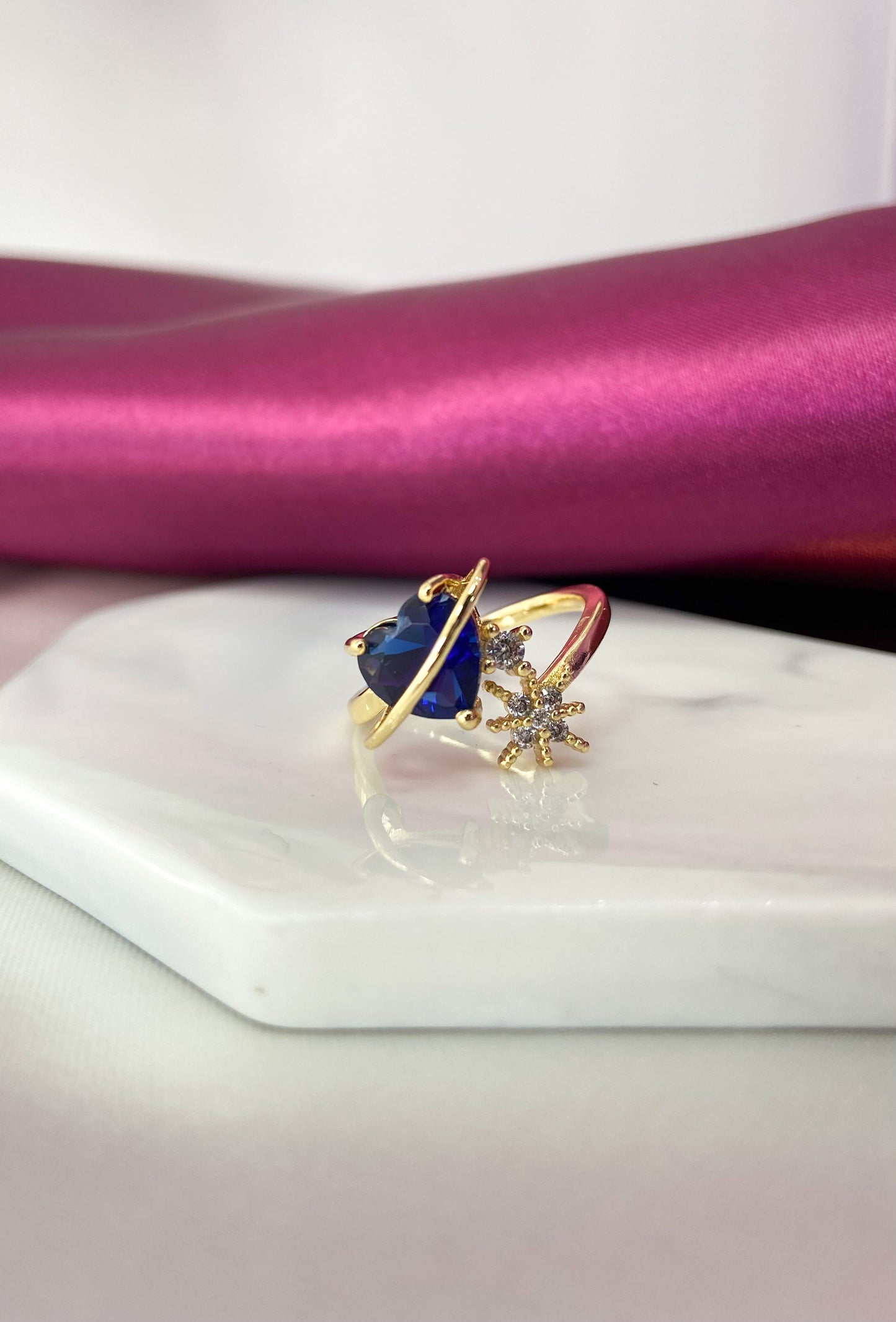 Anillo corazon orbita #53C