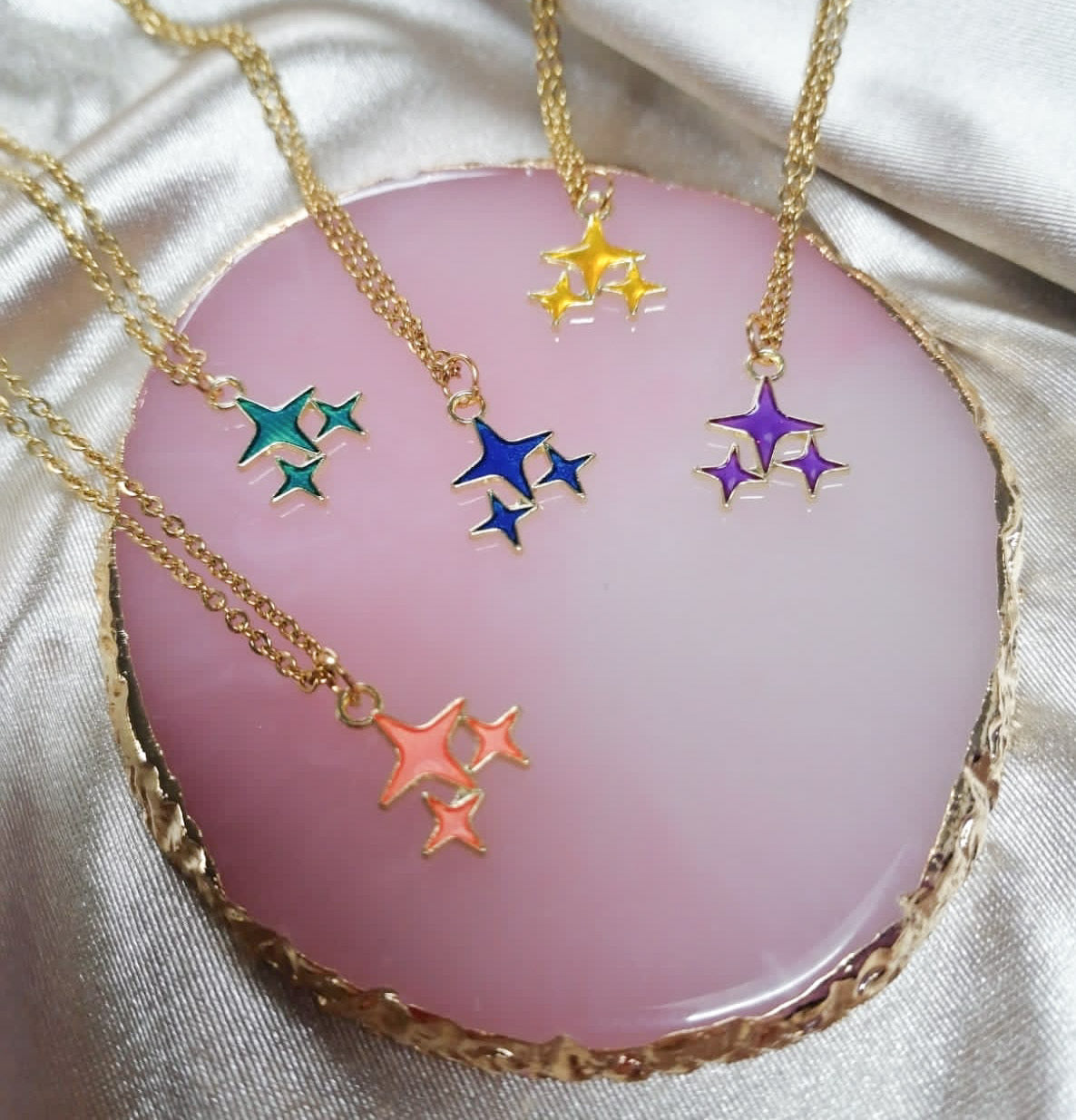Collar estrella colores #R