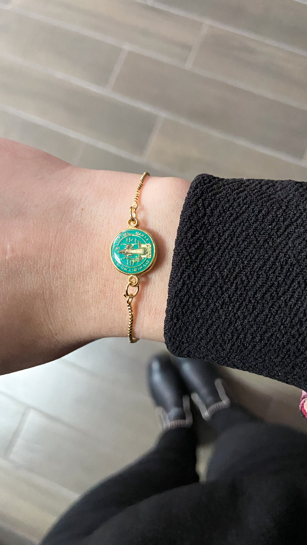 Pulsera #21 San Benito Verde