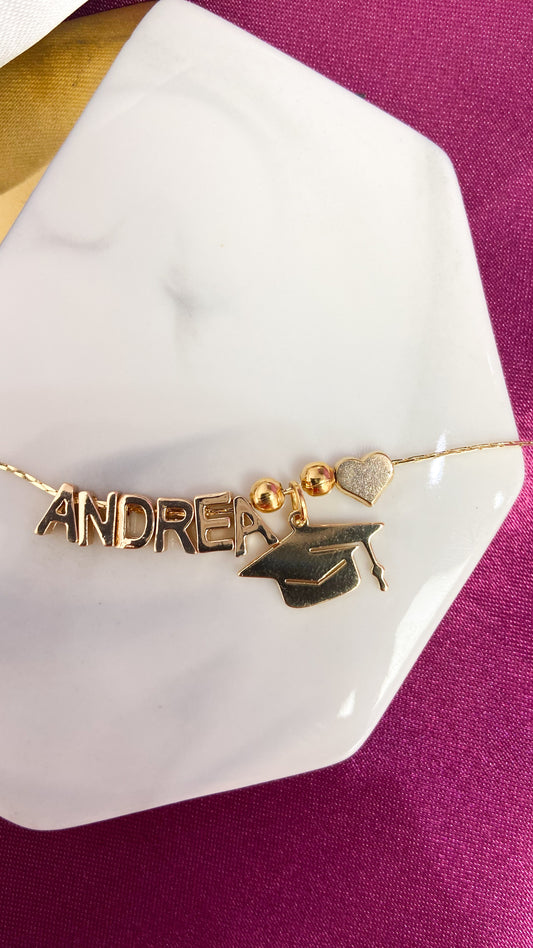 Collar graduacion #i personalizada