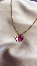 Cargar imagen en el visor de la galería, Collar corazon swarovski
