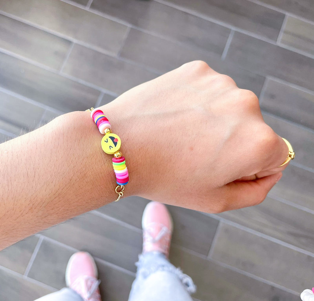 Pulsera colorida emoji