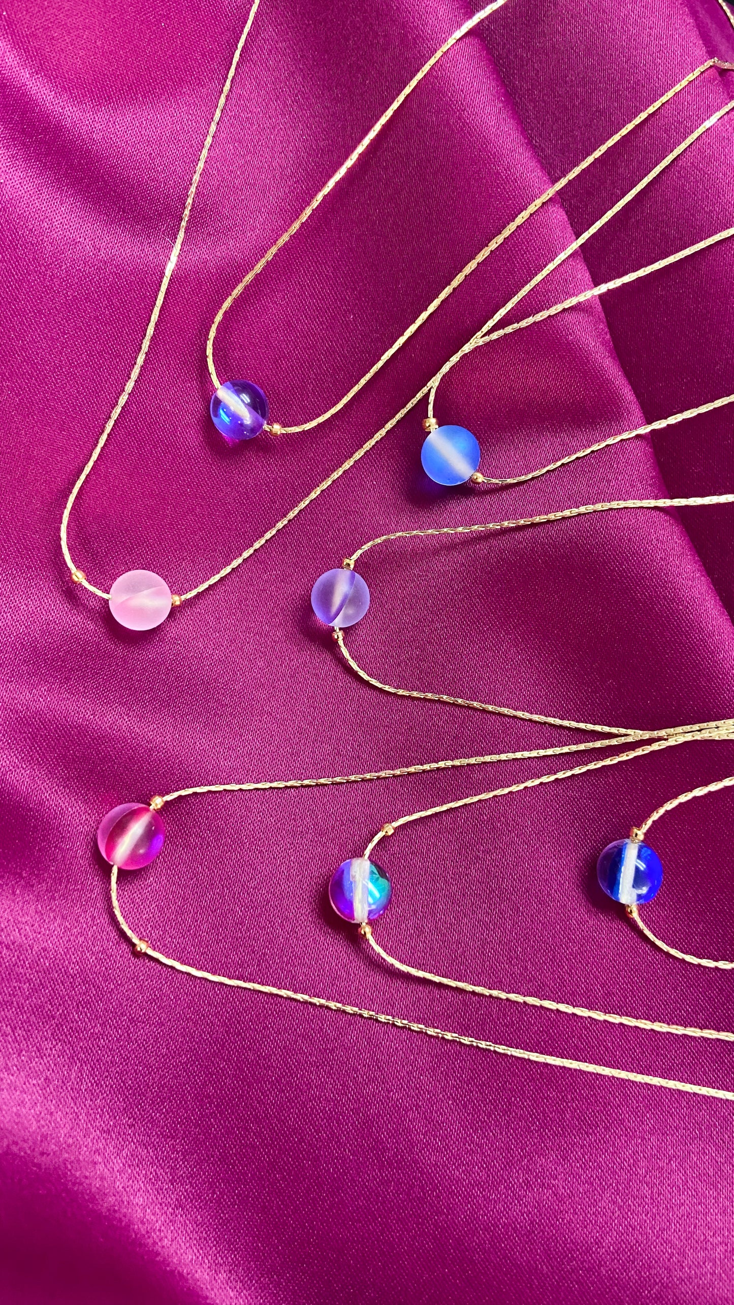 Collar cuarzo Chapa de oro