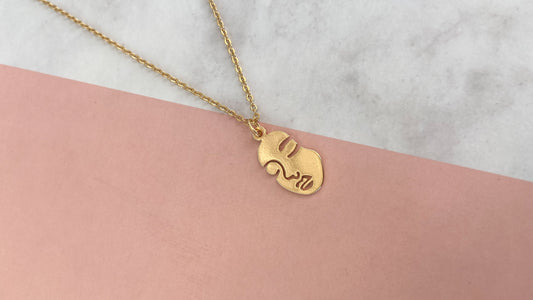 Collar cara solida #V
