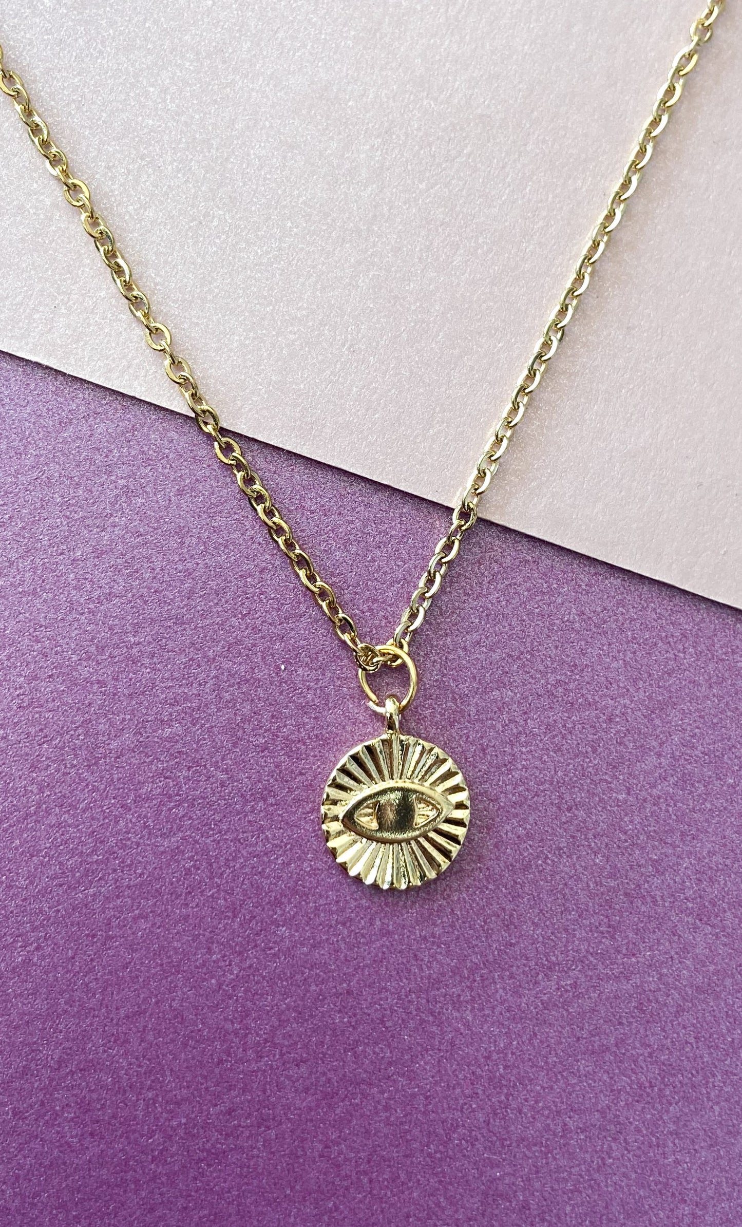 Collar ojo destellos #N