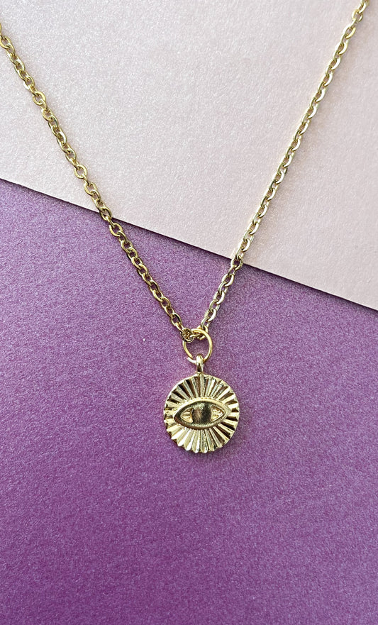 Collar ojo destellos #N