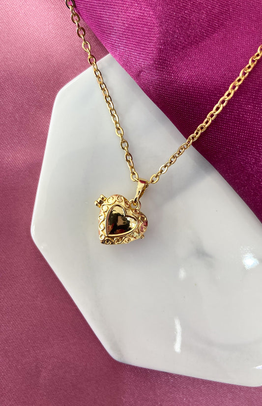 Collar relicario chico #Z