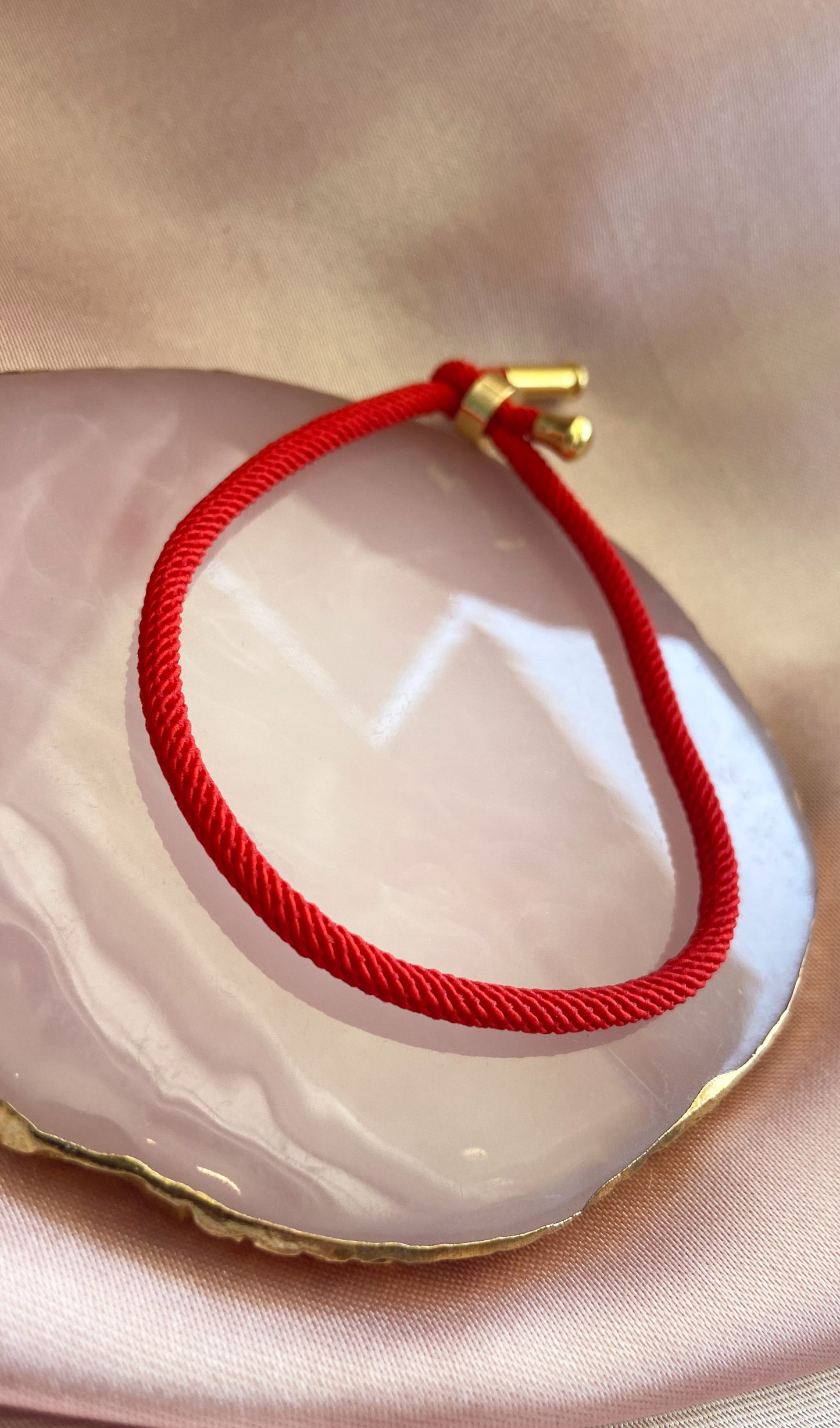 Pulsera tela ajustable
