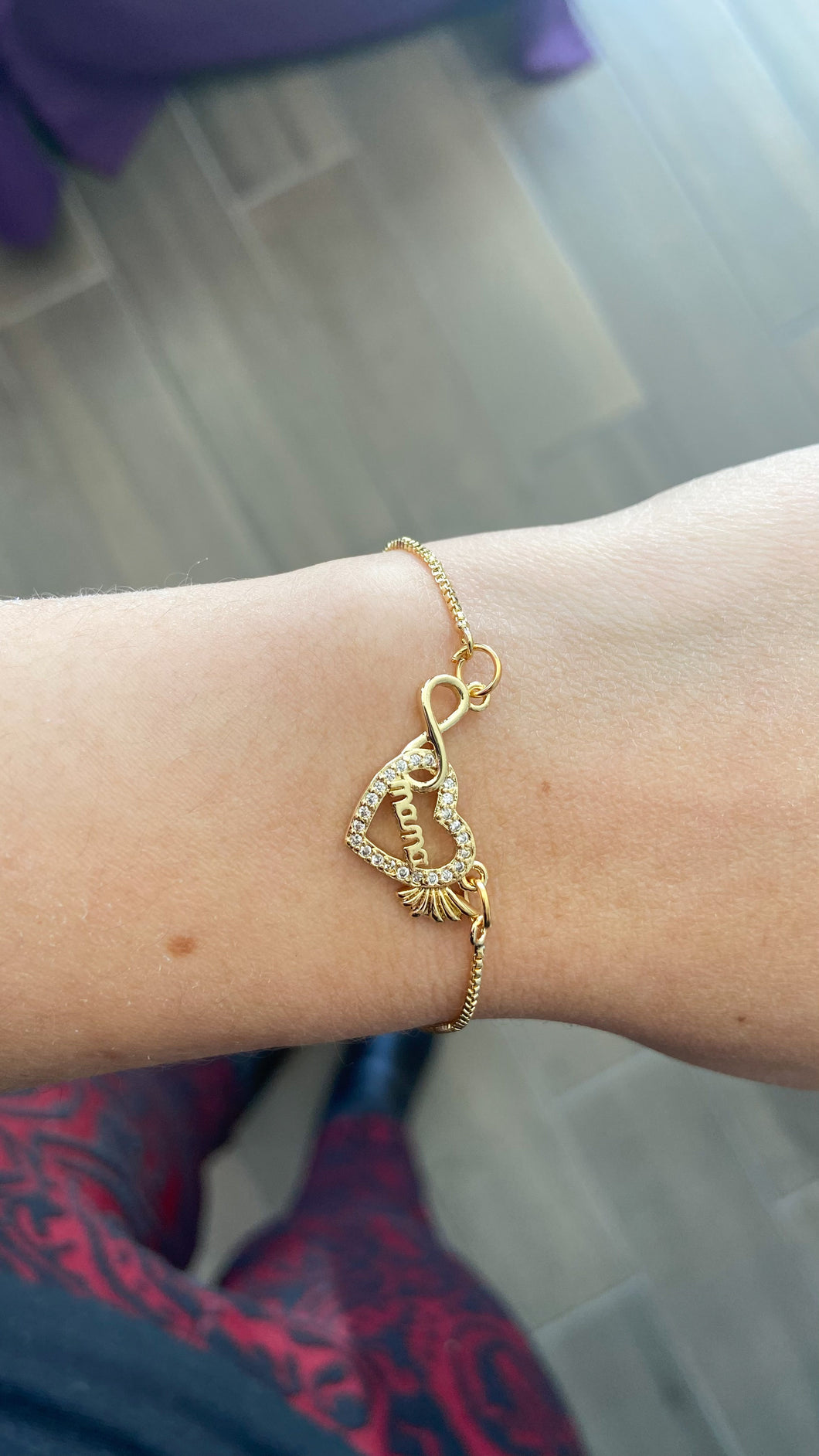 Pulsera mama zirconia infinito 3 #5