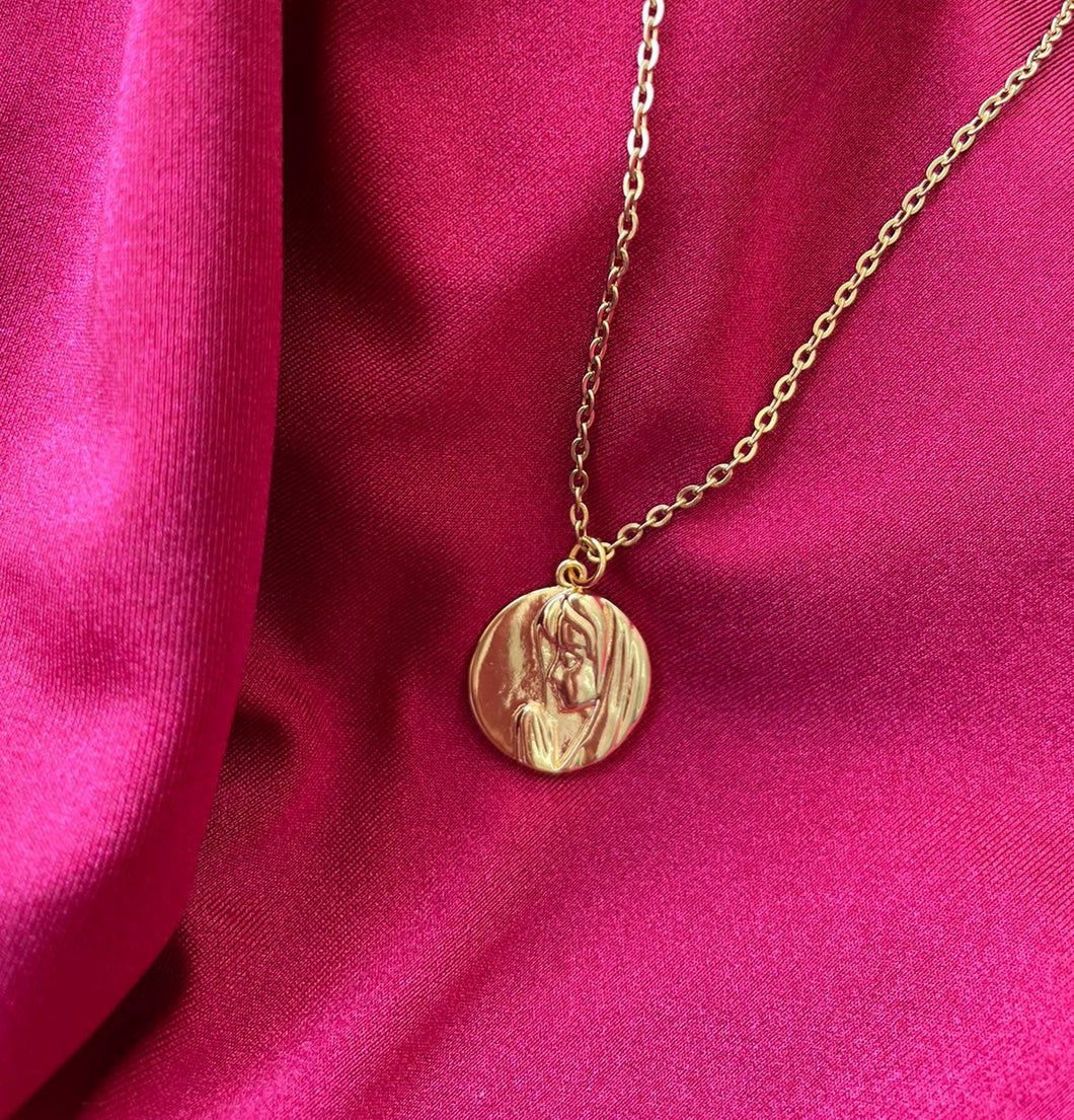Collar Virgen de lado #15