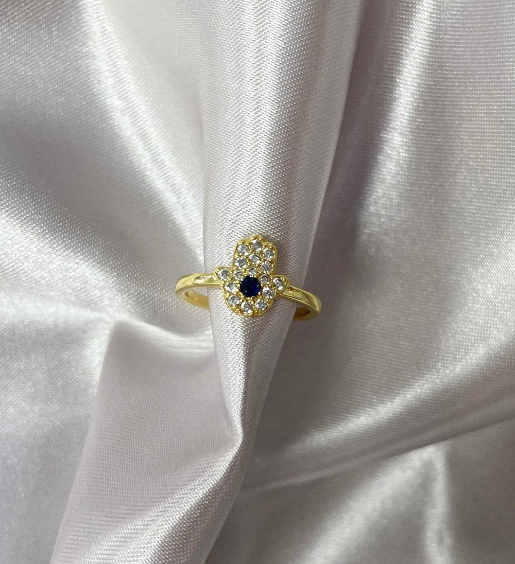 Anillo mano Fatima zirconia #42C
